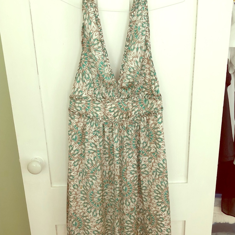Deep cut summer dress